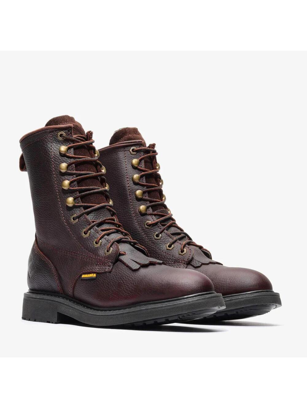 New BONANZA rancher classic 8" lacer deep dark brown goodyear welt 8.5